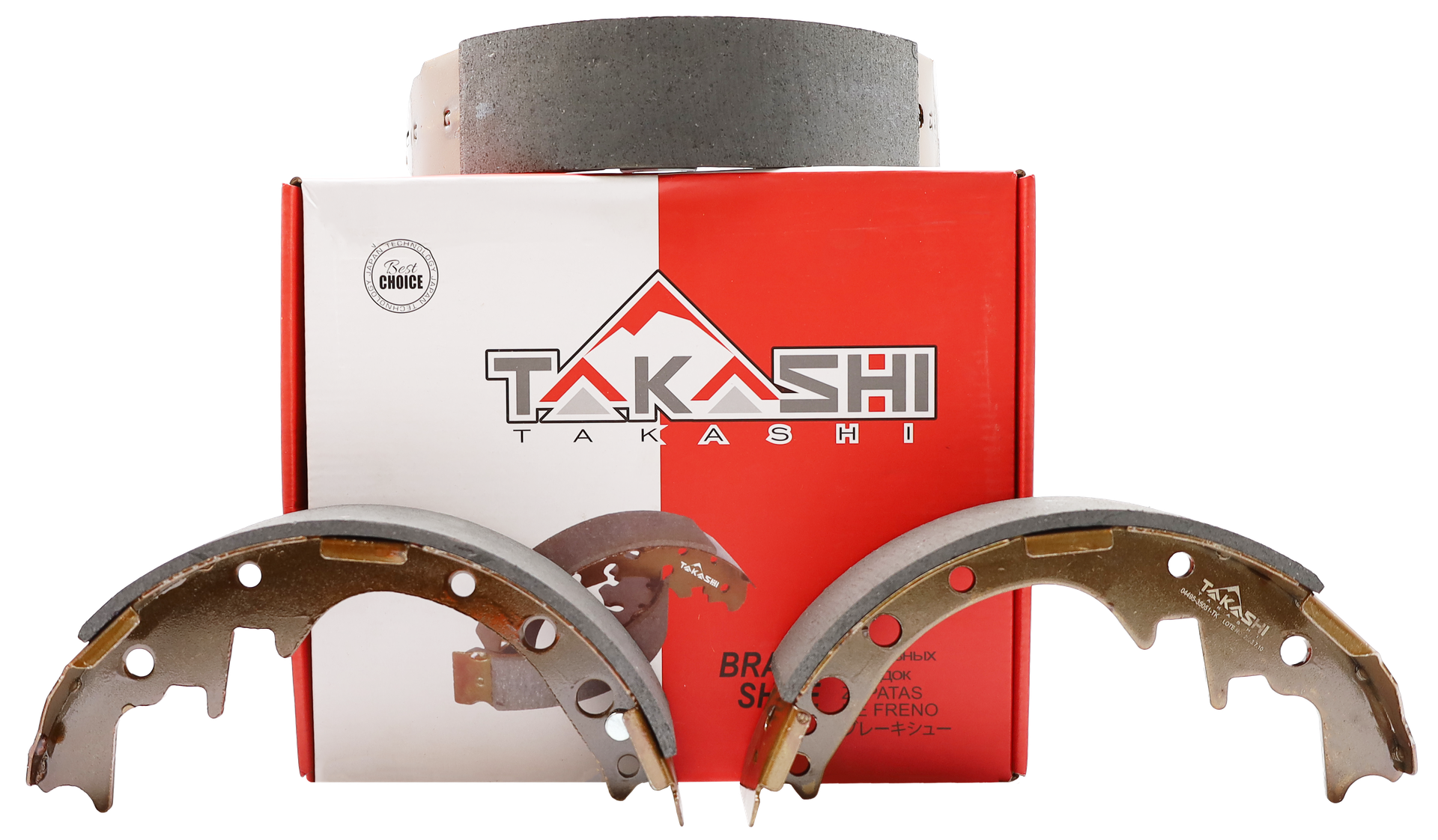 BANDA/ZAPATA DE FRENO TOY. HILUX/4RUNNER 84/99 4X2 LN30/105/ DYNA 95/~ (K2240) (TAKASHI)