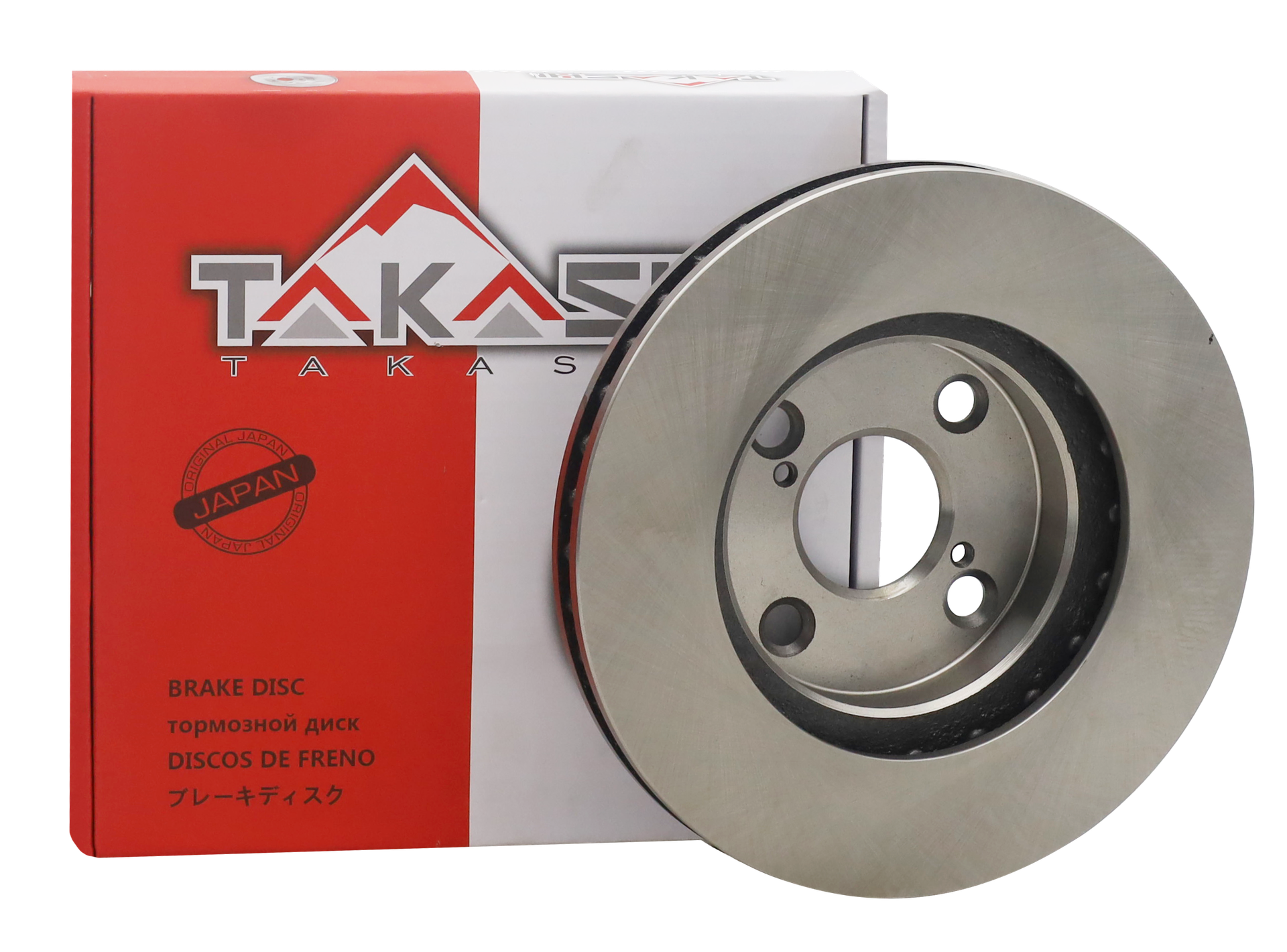 DISCO FRENO DEL. TOY. COROLLA ZZE120/122 01/08 (4 HUECOS)
