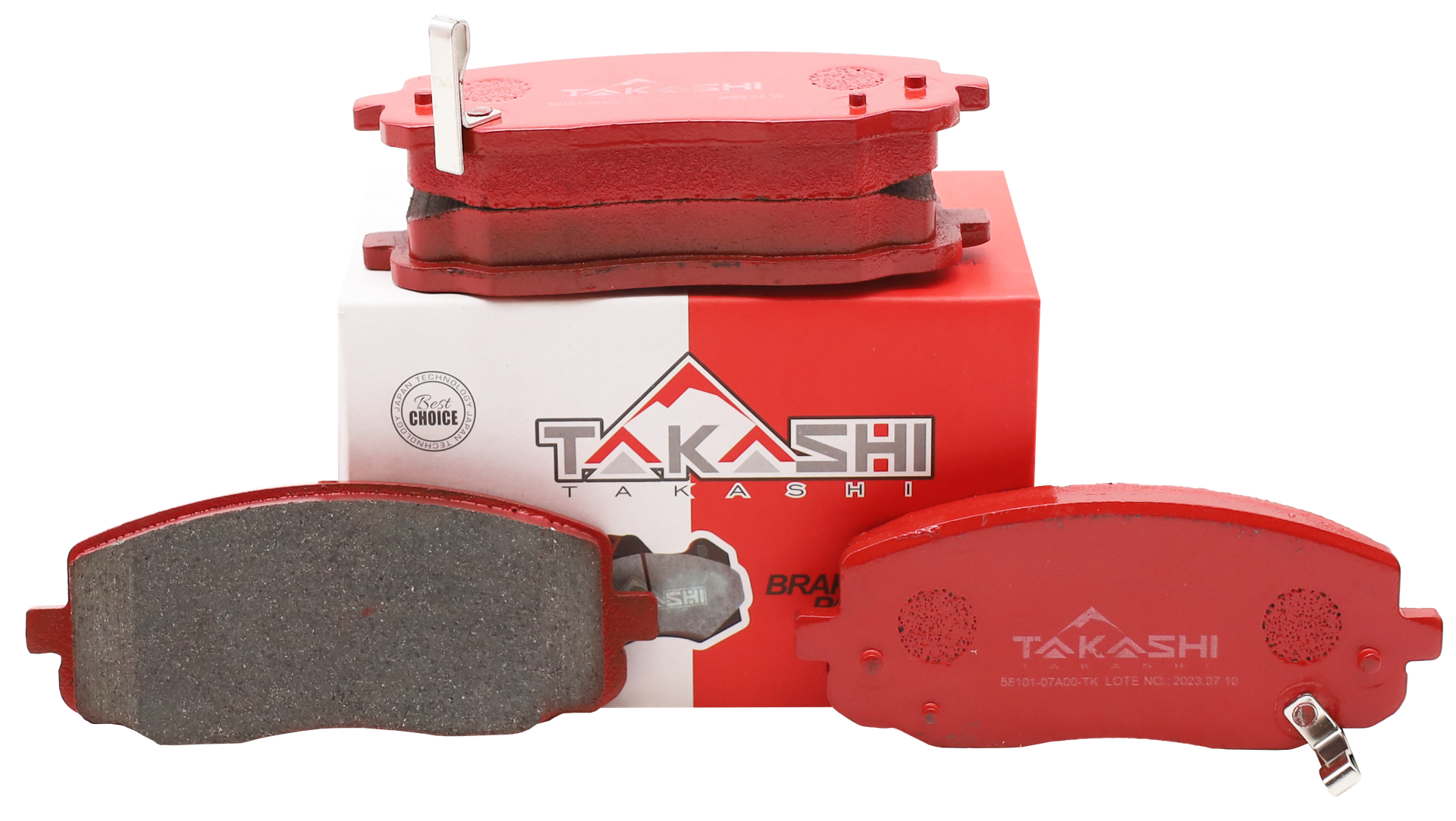PASTILLA/TACO DE FRENO DEL. KIA PICANTO 04/11/ HYU. i10 07/16/ i20 12/15 (D1601-8815) (TAKASHI)