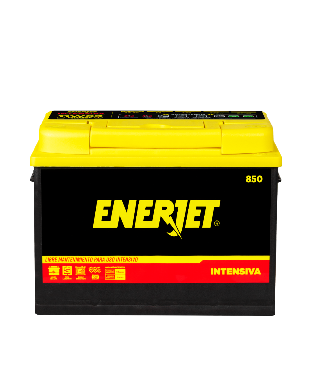 BATERÍA ENERJET INTENSIVA X9 11W63 - 12V 63AH 442 CCA