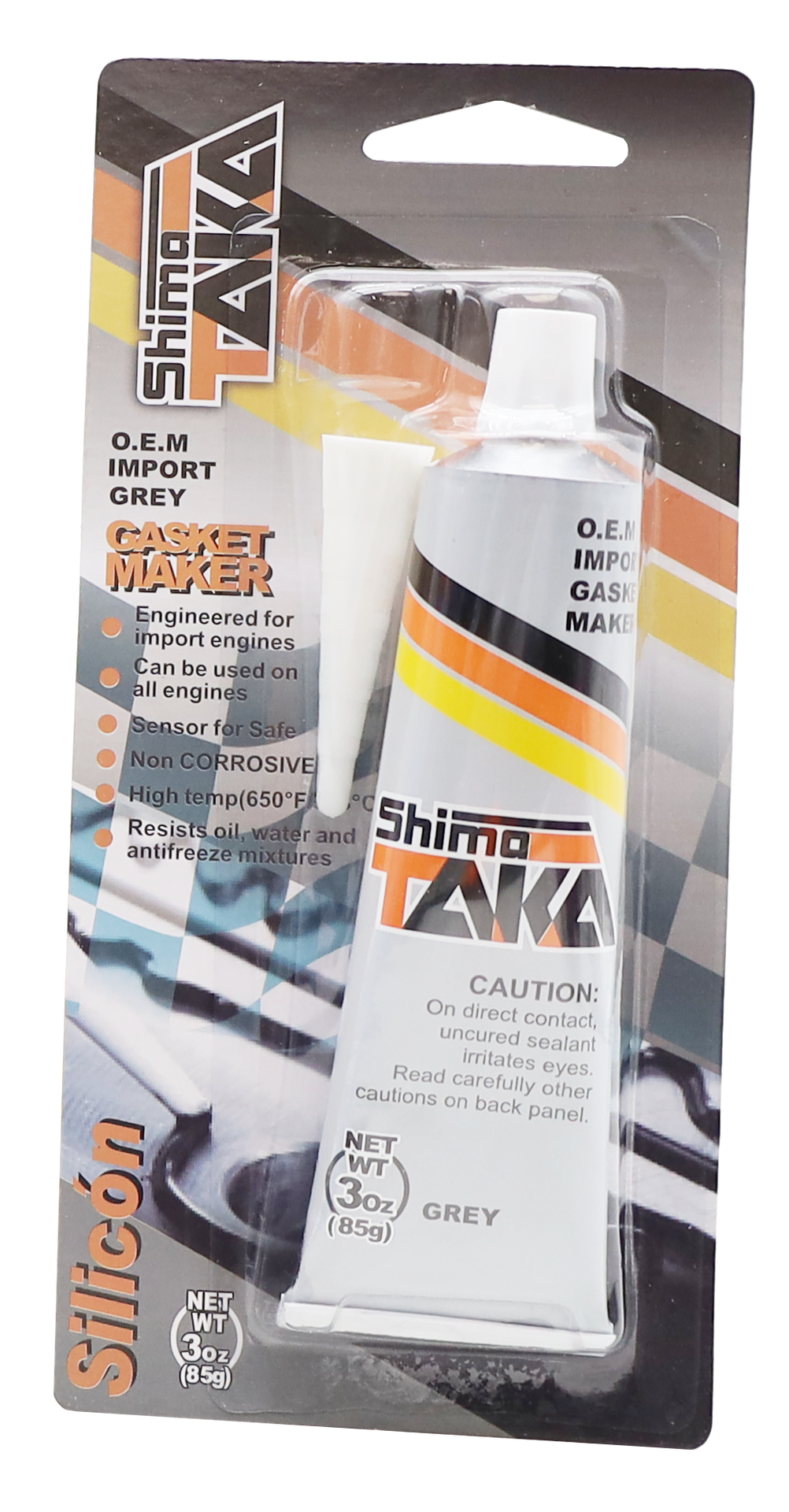 SILICÓN GRIS RTV FORMADOR DE JUNTAS SHIMATAKA 85 G / 3 OZ