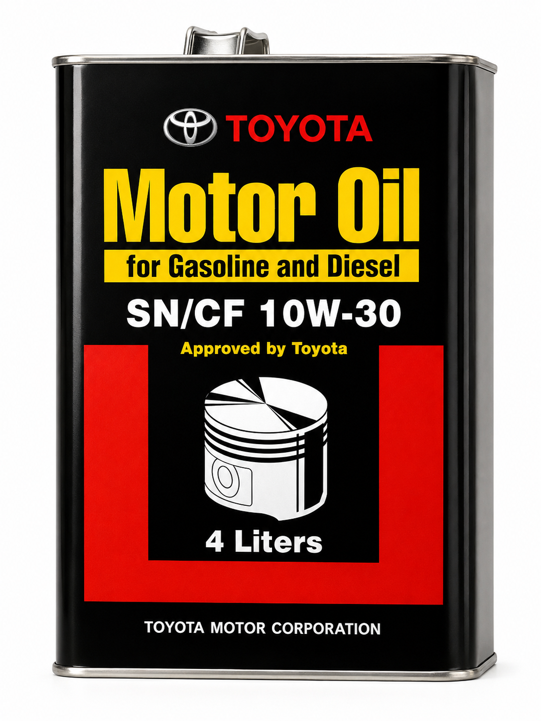 Aceite Toyota 10W-30 SN/CF (4 LITROS)