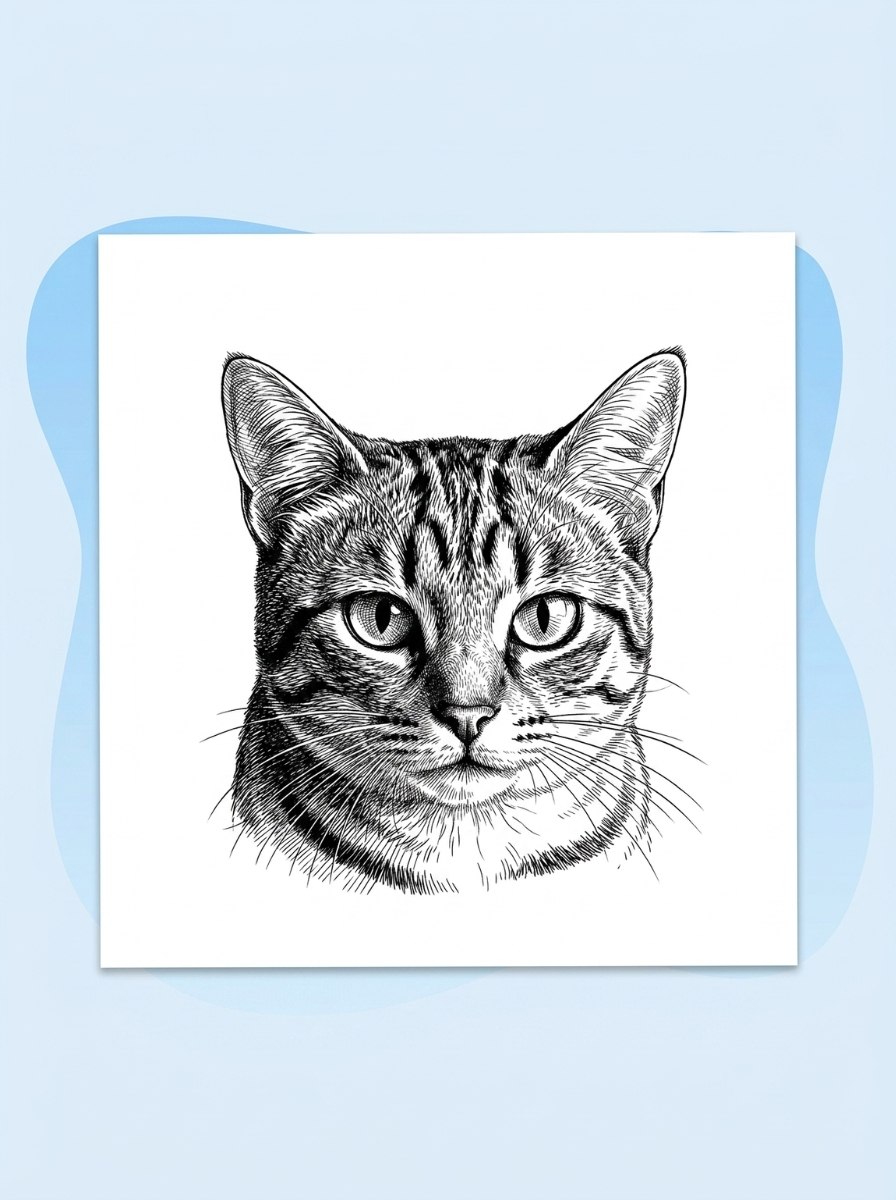 Notre artiste illustre votre chat