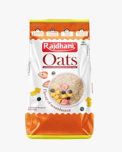 Rajdhani Plain Oats 400g