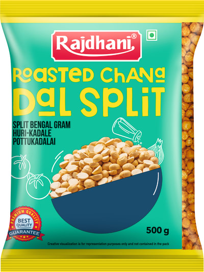 Rajdhani Roasted Chana Dal Split 500g