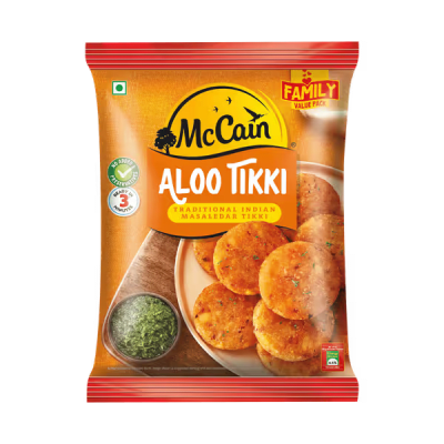 ALOO TIKKI MCCAIN RETAIL PACK 400GM (30PACK/CTN)