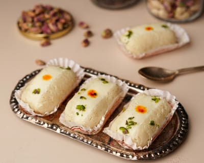 Punjabi Cham Cham White Long Stuffed