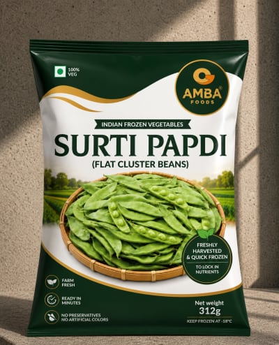 Surti Papdi (Flat Cluster Beans)