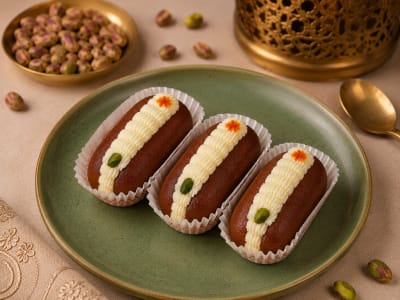 Malai Gulab Jamun Stuffed