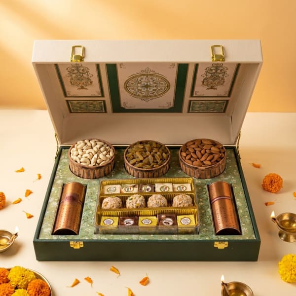 Emerald Feather Luxury Trunk