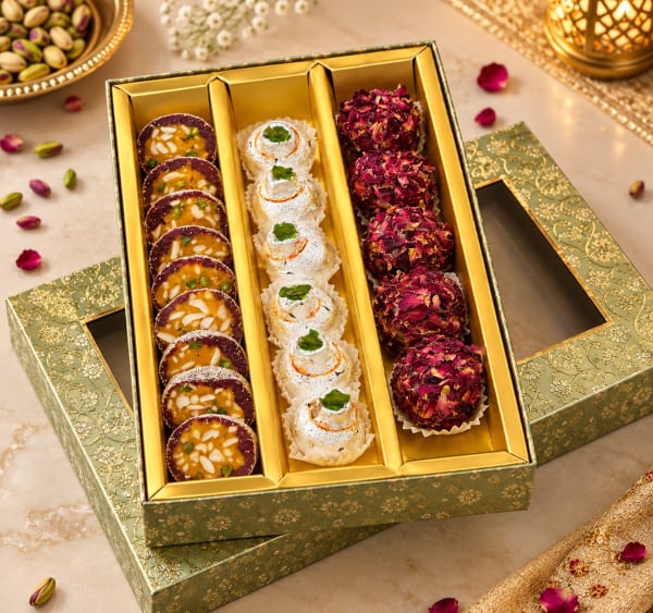 Sage Garden Mithai Box – Dry Fruit & Rose