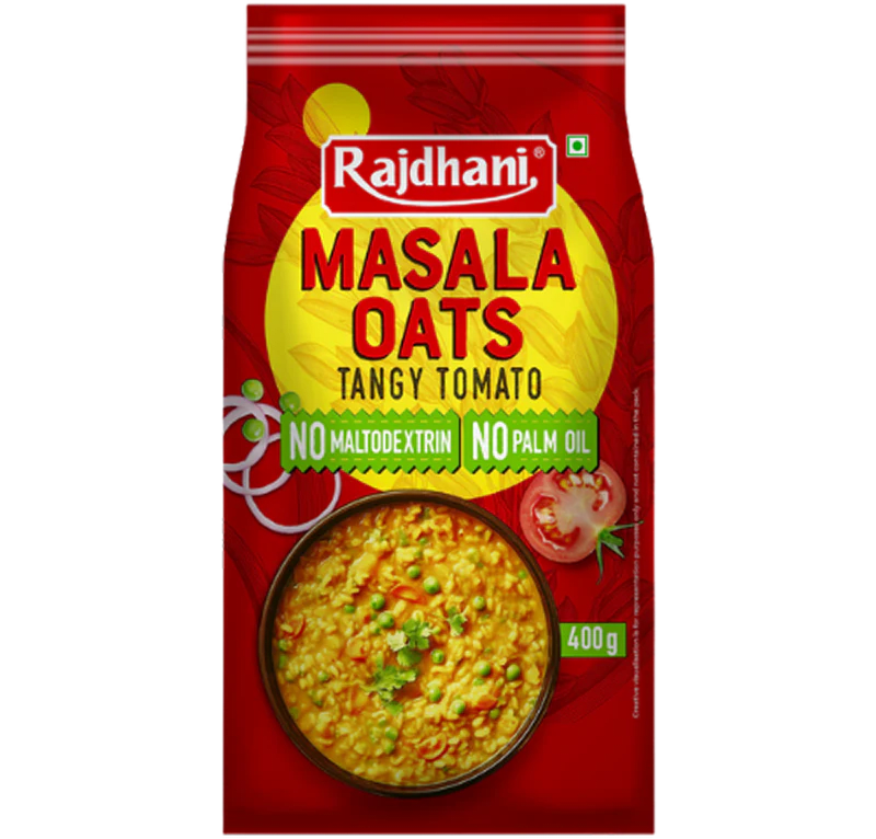 Rajdhani Tangy Tomato Oats 400g