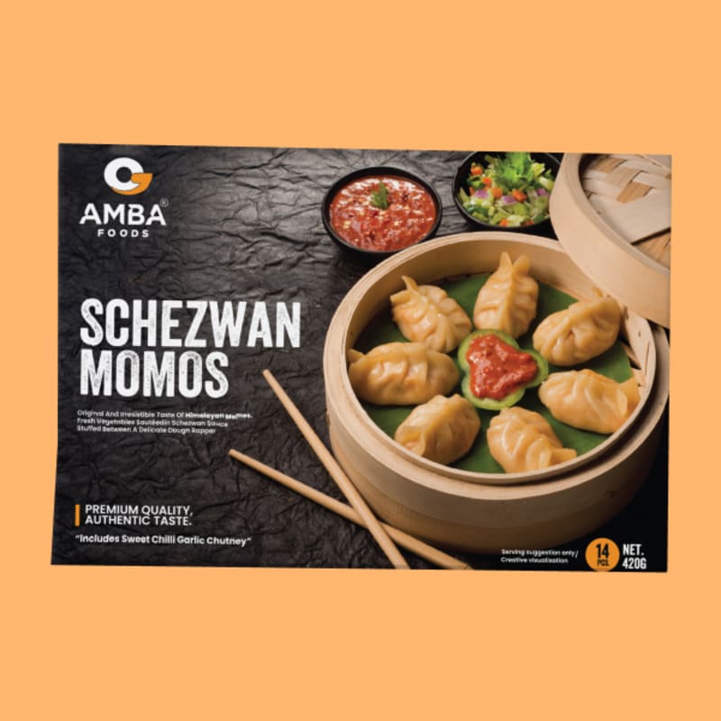 Schezwan Momos 14 Pcs