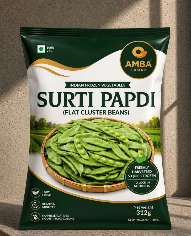 Surti Papdi (Flat Cluster Beans)