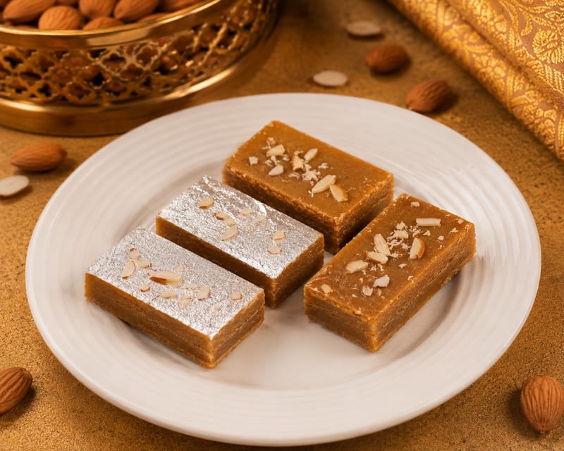 Roasted Bikaneri Barfi