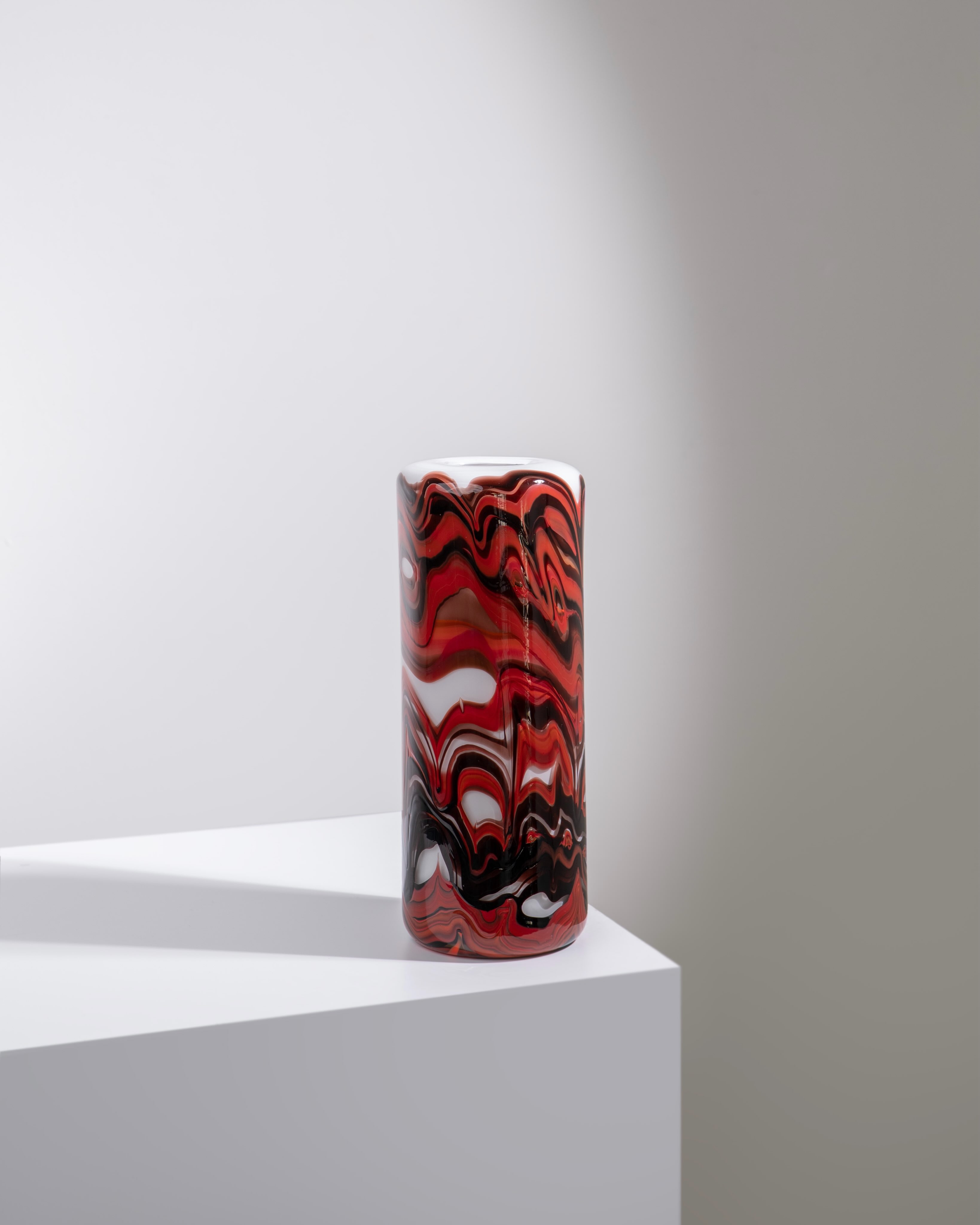 Toni Zuccheri Murano Glass Mexico Vase for Venini 1969. #muranoglass #muranovase #tonizuccheri #tonizuccherivenini #veniniglass