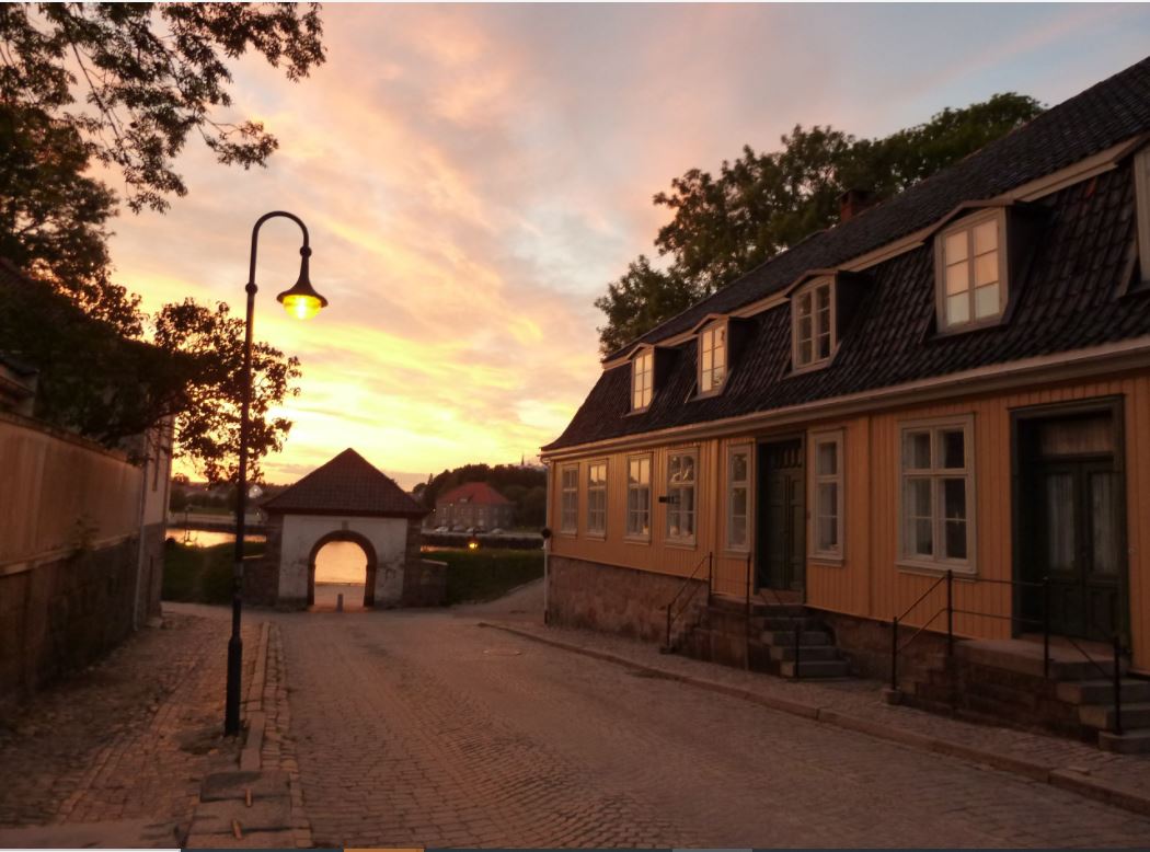 Coucher de soleil à Fredrikstad