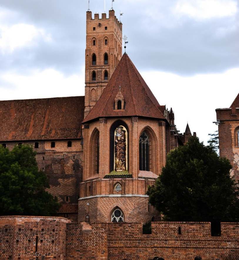 Europe's largest brick castle, in Malbork
