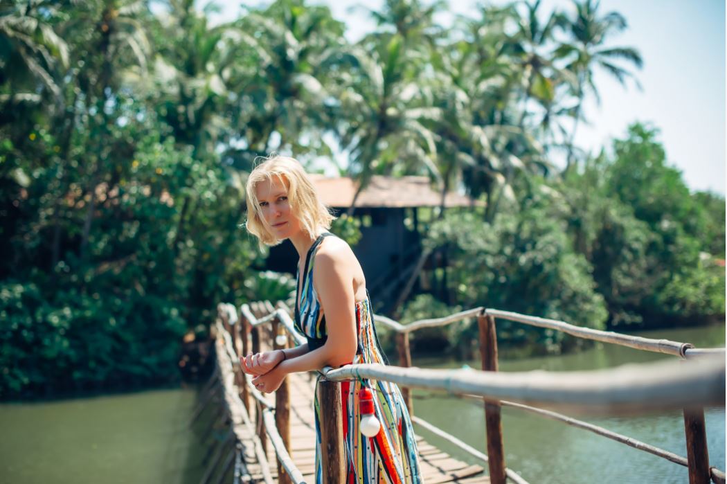 Woman alone in Guyane Island.JPG