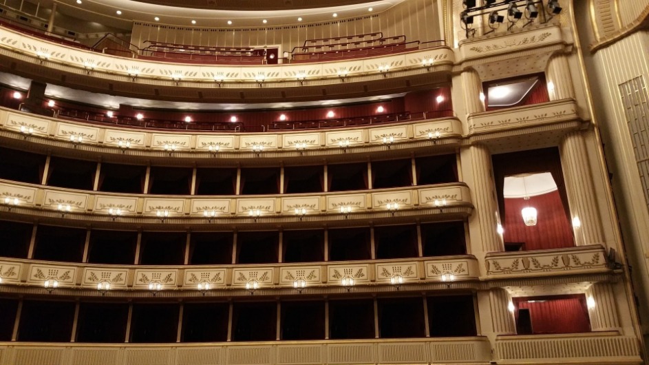 Intérieur de l'Opéra de Vienne