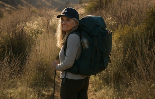 Elderly lady on a hike.jpg