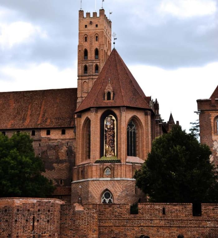 Europe's largest brick castle, in Malbork
