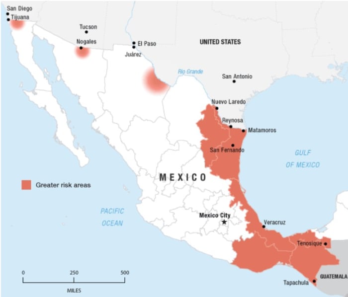 Quelle: Mexico's Human Rights Commission, NPR