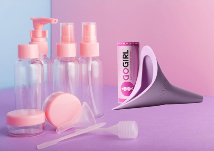 Objeto para hacer pipí de pie