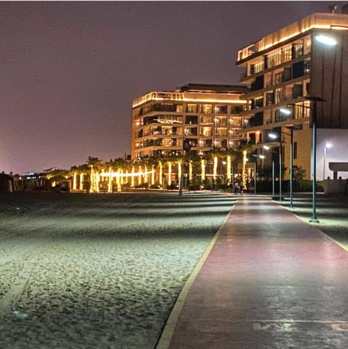 Bord de plage de Dubaï