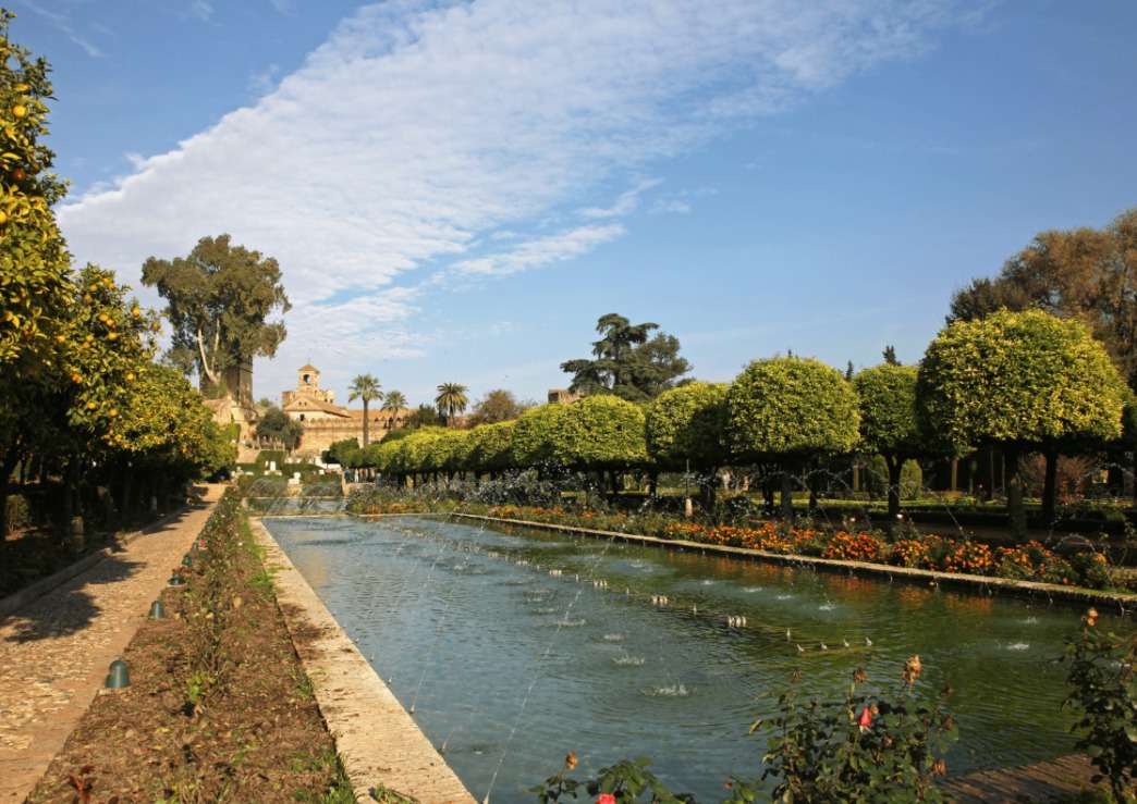 Fontaines Alcazar De Los Reyes Cristianos, Cordoue