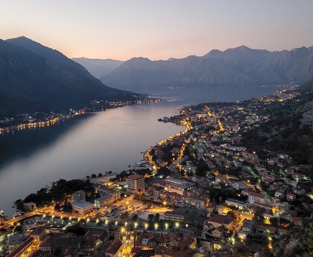 View from Mount Lovcen, Montenegro