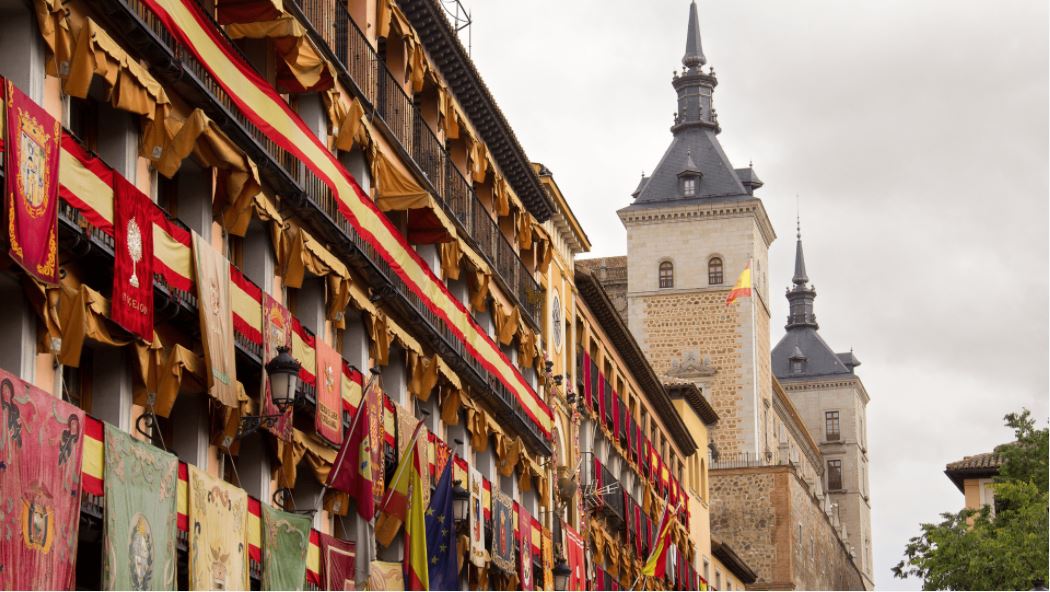 Las famosas banderas de Toledo