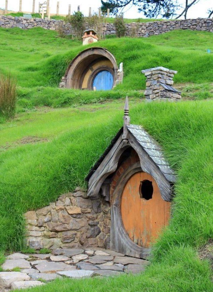 Hobbit House scavata nella collina