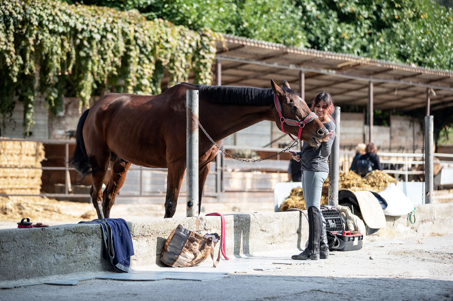 Primo approccio a cavallo nella natura