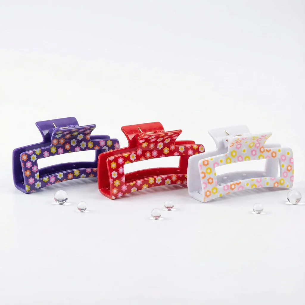 Caiman Rectangular Floral Vintage