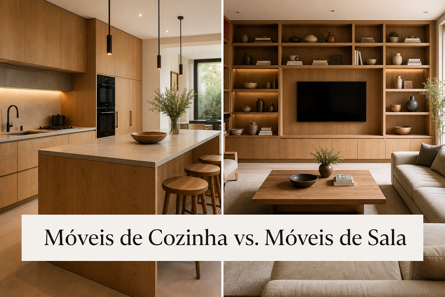 Móveis de Cozinha vs. Móveis de Sala: Diferenças Técnicas e Durabilidade