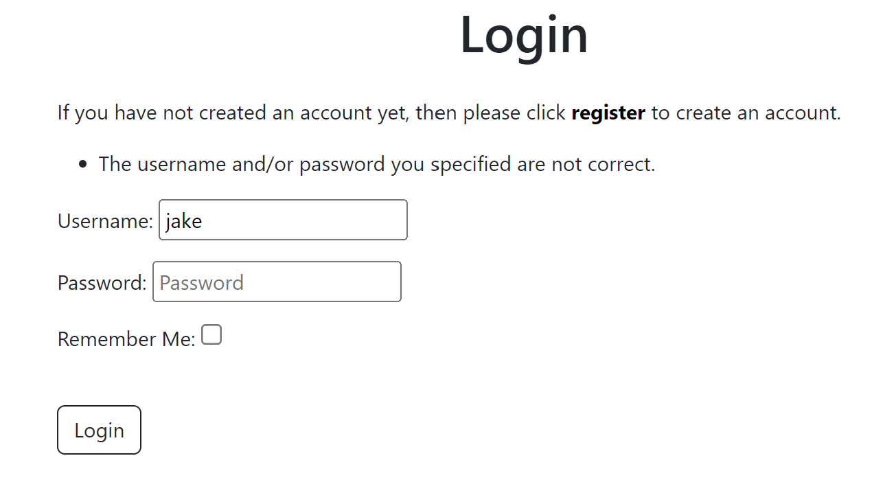Login
