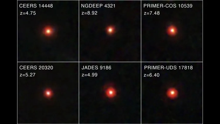 Varios little red dots o varios peque{os puntos rojos