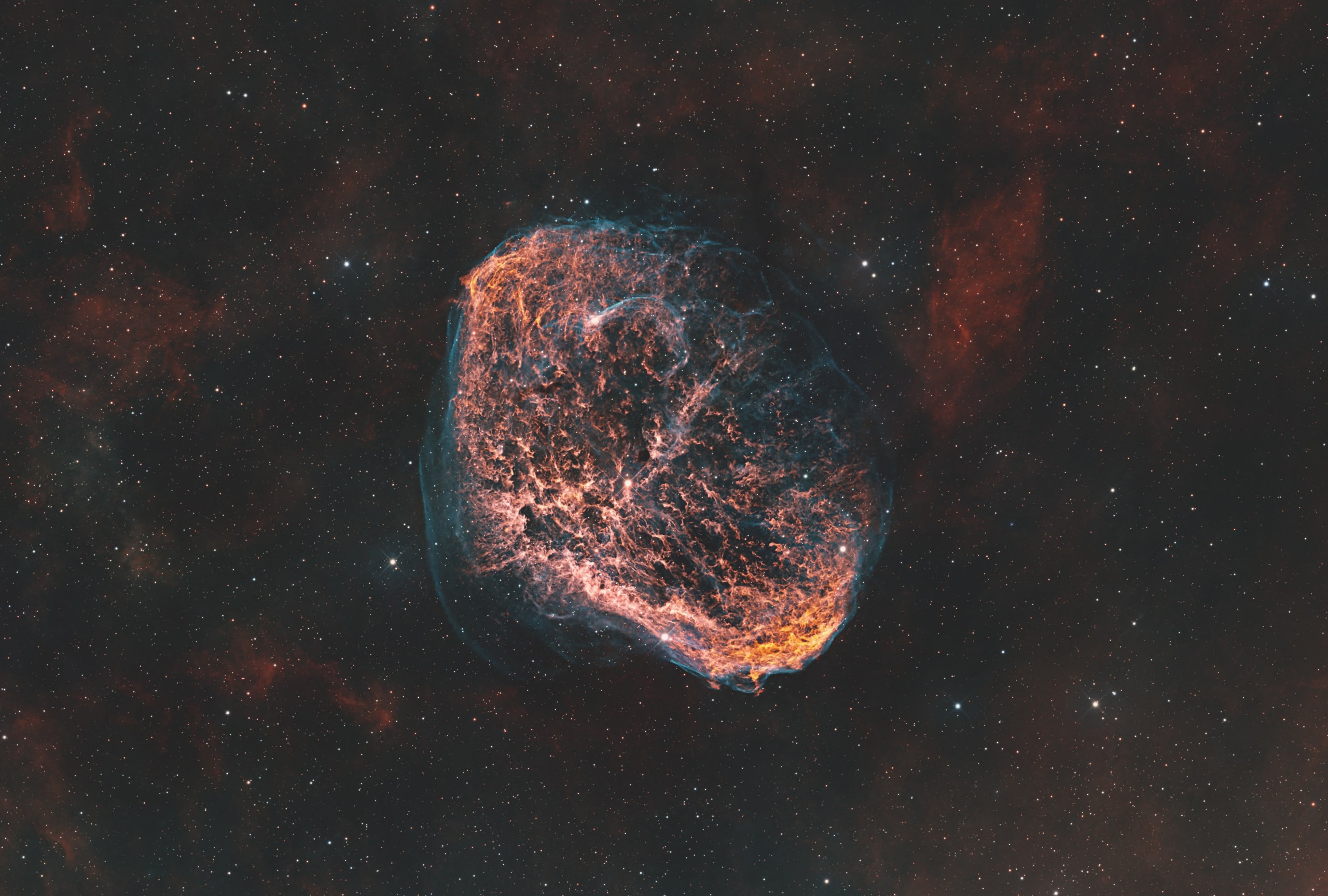 The Star That Blew Its Own Nebula: How the Crescent Nebula Formed