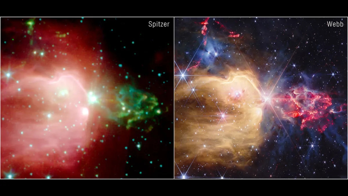 James Webb atraviesa el polvo cósmico y revela el nacimiento de nuevas estrellas