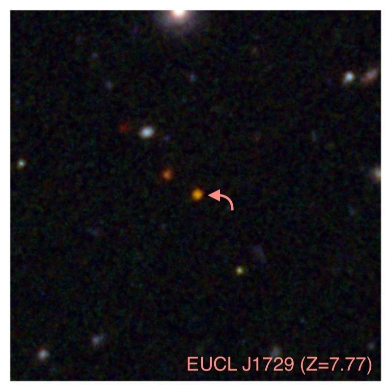 Un agujero negro gigante de cuando el universo era un bebé