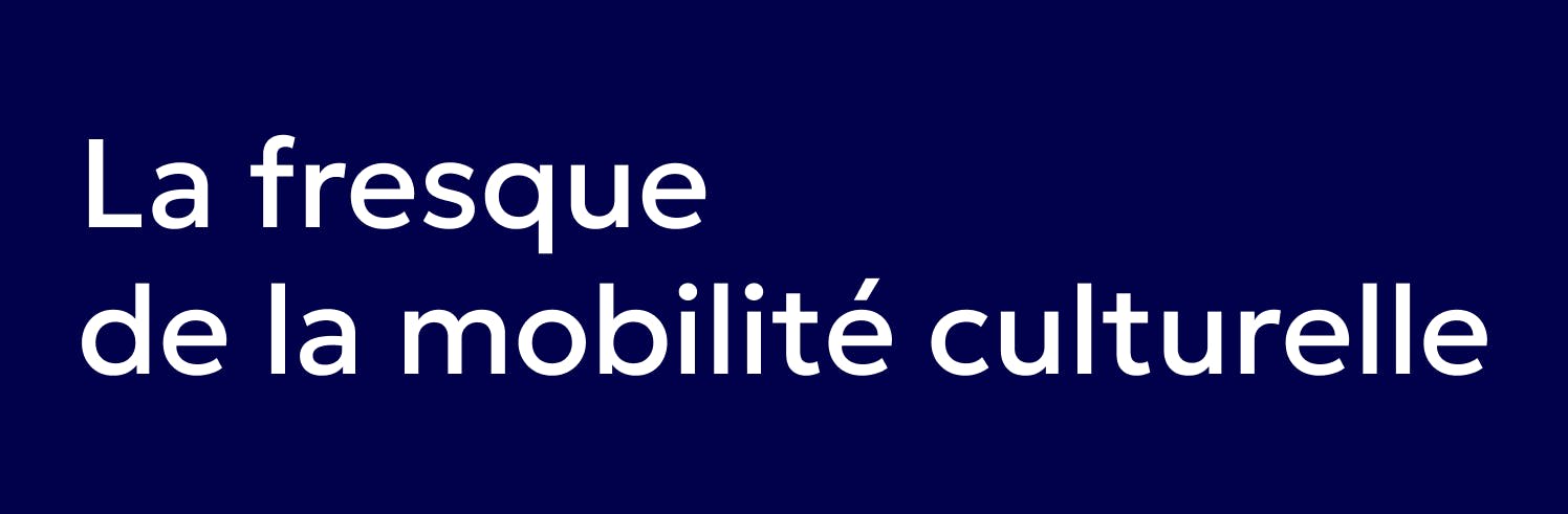 La fresque de la mobilité culturelle