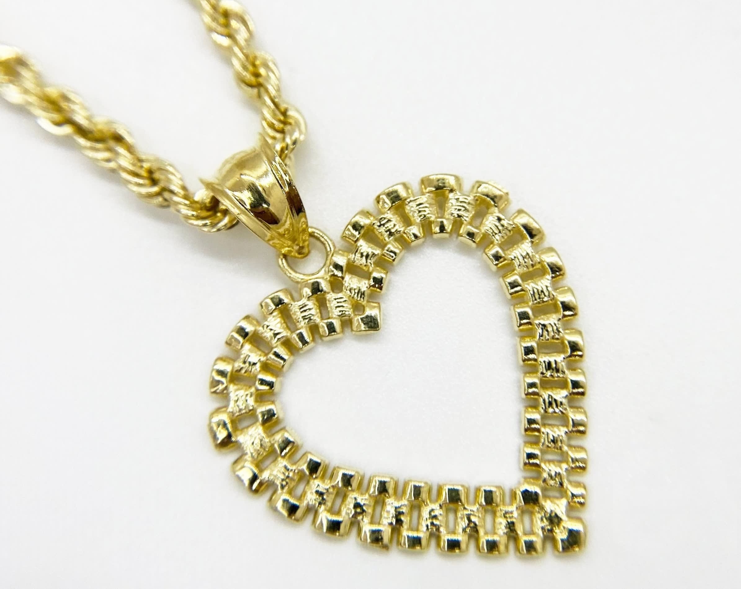 2026 QC Schmuck Großhandel Mode 14k vergoldet Herz Charm Anhänger für Frauen Mädchen Schmuck - Gold - Damen Jewelry