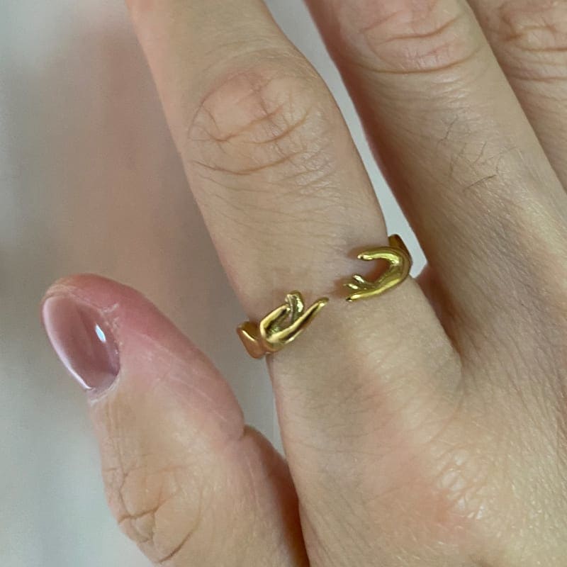 2026 QC 珠宝手环不锈钢珠宝 18K 镀金时尚防水女式珠宝 Anillos Acero 不可氧化 - 默认 - 女士Fashion