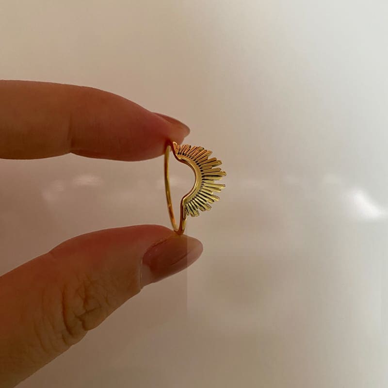 2026 QC 珠宝 Acier 不锈钢戒指 18K 镀金防水珠宝定制戒指时尚女式戒指 - 默认 - 女士Fashion