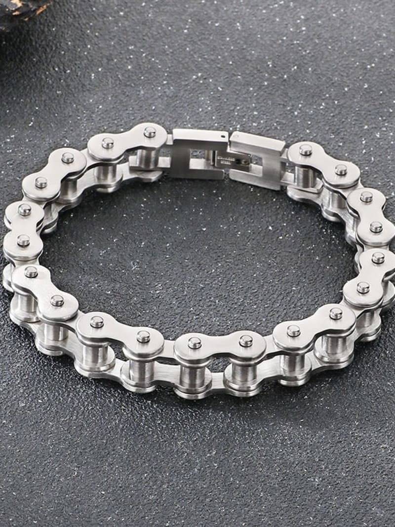 2026 QC Jewelry Personalized Magnetic Germanium Stone Watch Strap Bracelet Vacuum Electroplated Detachable Tungsten Steel Charm Bracelet
