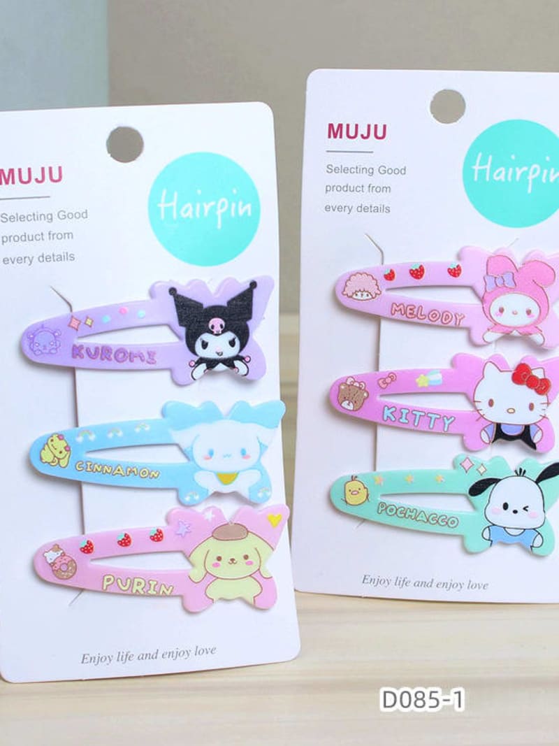 2026 QC Jewelry Piece Per Set Korean Children's Hair Accessories Cute Sanrio BB Clip Cartoon Hair Clip for Girls