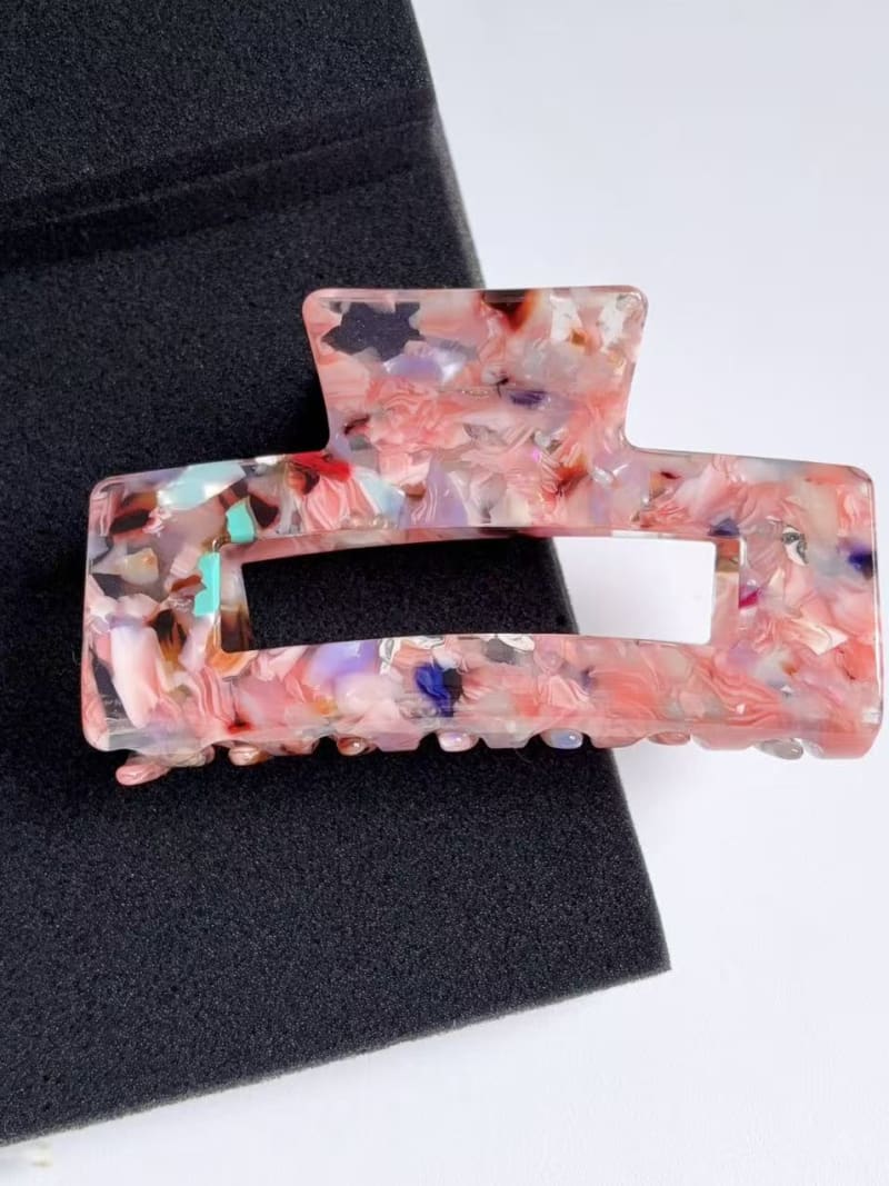 2026 QC Jewelry Piece Strong 10.5cm Acetate Custom Hair Claw Clip for Women 2026 Spring Color Big Acetate Hair Claw