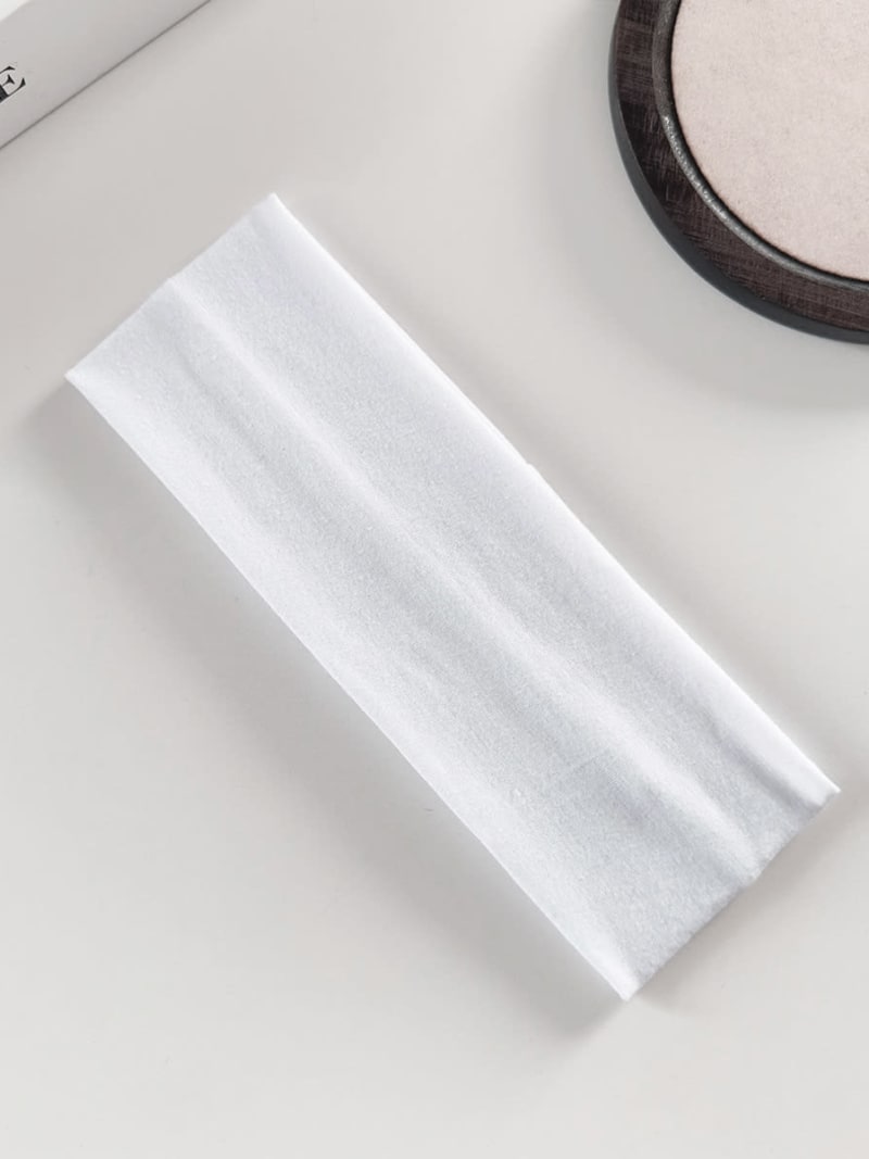 2026 QC Jewelry High Quality Cotton Headband Soft Women Mens Sweat Headbands Sport Simple Headband Personalizado