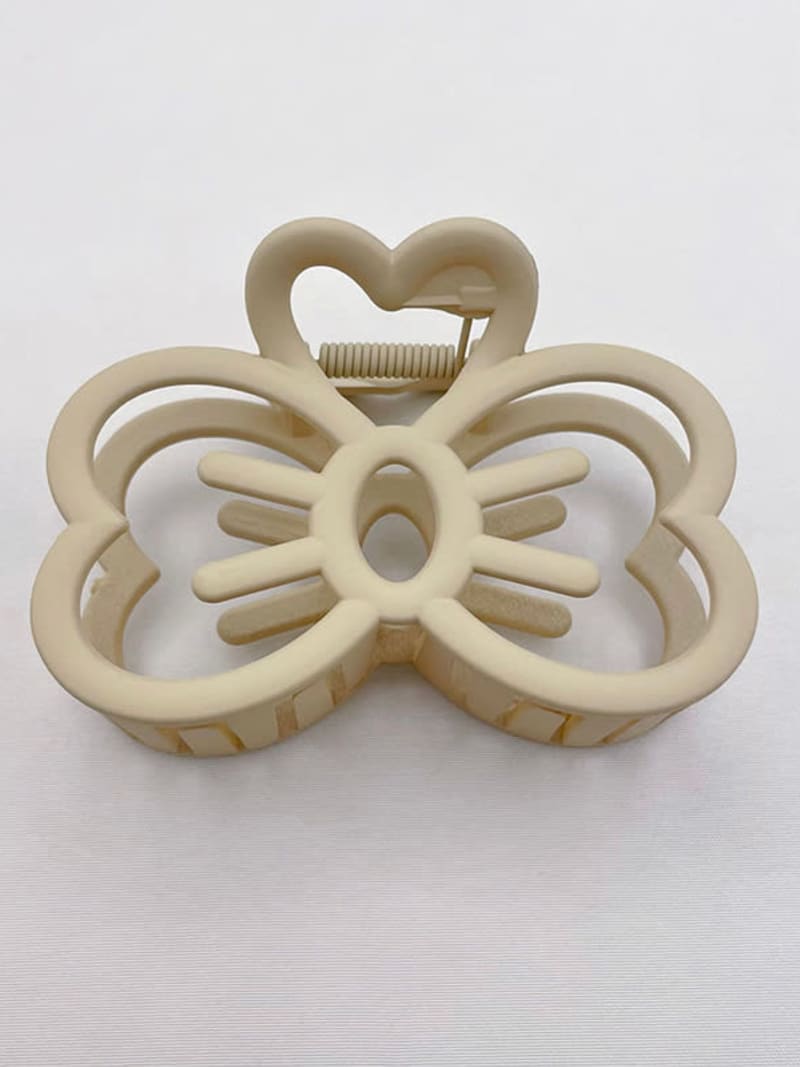 2026 QC Jewelry Custom 9cm High Ponytail Shark Plastics Solid Color Hair Clips Japanese Style Cute and Sweet Hair Claws